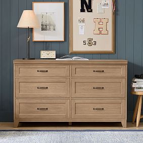 Hampton 6-Drawer Dresser (56w x 19.5d")