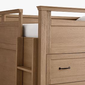 Hampton Full Sleepover Loft Bed with Trundle