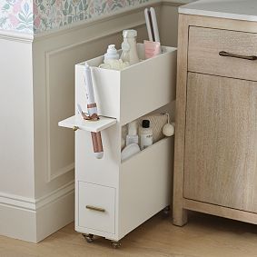 Glam Compact Beauty Storage Cart (18"x26")
