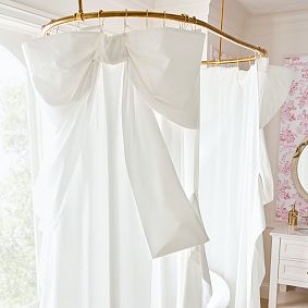 LoveShackFancy Bow Shower Curtain - Thumbnail 3