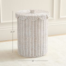 Palmer Scallop Lidded Hamper (16"x22")