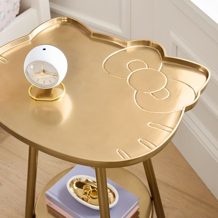 ハローキティ サイドテーブル トレイ付き 韓国限定 公式】hello kitty holding table / ハローキティ キティー