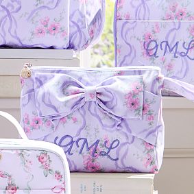 LoveShackFancy Lavender Fete de Leau Accessories Pouch