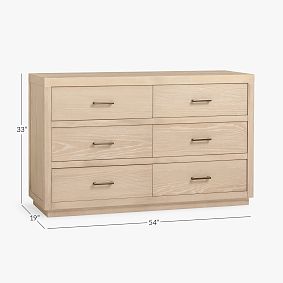 Campbell 6-Drawer Dresser (54w x 19d")