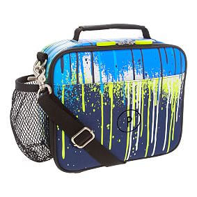 Gear-Up Drip Painting Blue Glow-in-the-Dark  Lunch Boxes