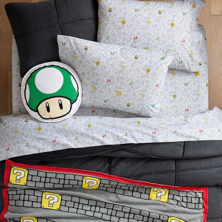 Super Mario™ Reversible Pillow | Pottery Barn Teen