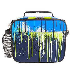 Gear-Up Drip Painting Blue Glow-in-the-Dark  Lunch Boxes