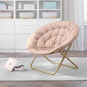 Lustre Velvet Dusty Blush Hang A Round Chair