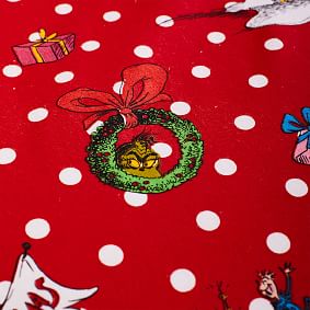 Dr. Seuss's The Grinch™ Flannel Dot Duvet Cover