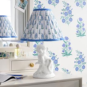 Roller Rabbit Charlie Monkey Table Lamp (21")