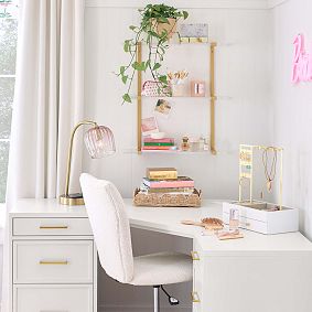 Metal Acrylic Bookcase (24"x25")