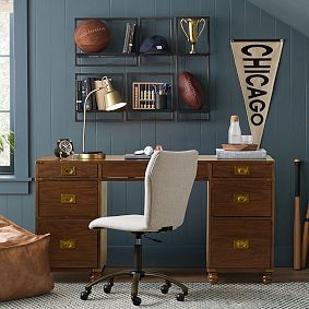 Campaign Storage Desk (60")