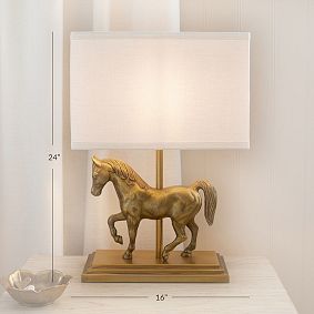 PB Teen Horse Table Lamp