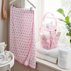 Roller Rabbit Hearts Bath Wrap