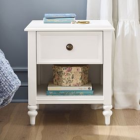 Chris Loves Julia Turned Wood Nightstand (20")