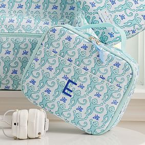 Colby Roller Rabbit Teal Monkey Cold Pack Lunch Box - Thumbnail 3