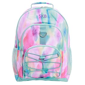 Open Box:  Gear-Up Rainbow Watercolor Recycled Tie-Dye Backpack