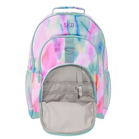 Open Box:  Gear-Up Rainbow Watercolor Recycled Tie-Dye Backpack