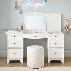 Hampton Smart Flip-Top Vanity Desk (58.5")