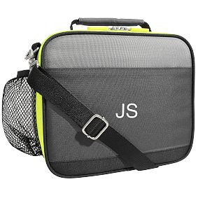 Gear-Up Color Block Gray/Yellow Cold Pack Lunch Box