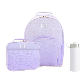 Gear-Up Daisy Quilted Backpack &amp; Cold Pack Lunch Bundle, Set of 3