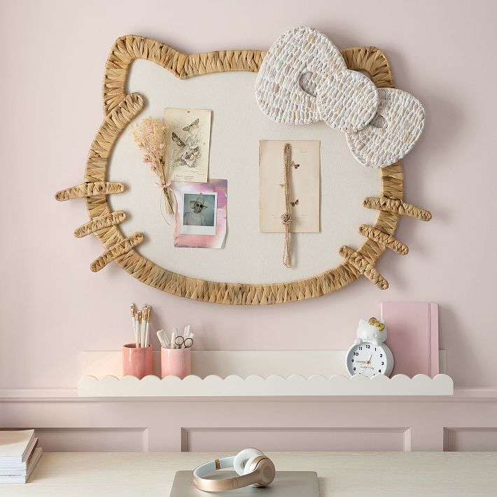 Hello Kitty® Heritage Shaped Pinboard | Pottery Barn Teen