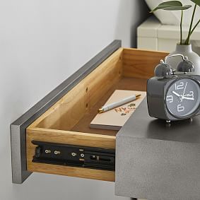 Lane Floating Shelf with Drawer