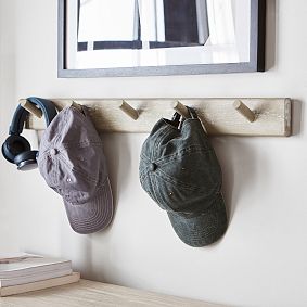 No Nails Hook Rack (30")