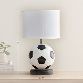 Soccer Table Lamp with USB (20")
