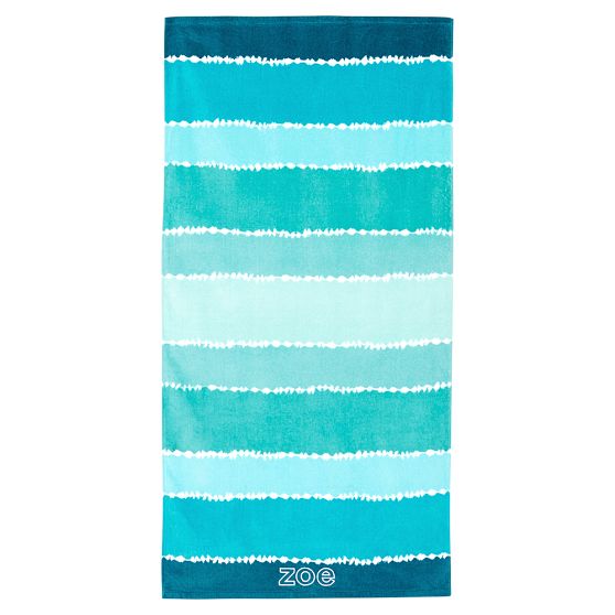 Tie-Dye Stripe Beach Towel UPF 50+, Pool