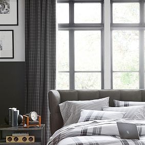 Windowpane Blackout Curtain 