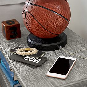 Basketball Table Lamp with USB (20")