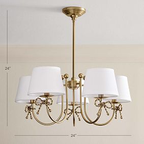 Forget-Me-Knot Bow Chandelier (24")