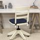 Video 1 for Swivel Armless Desk Chair + Cushion