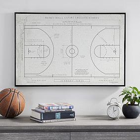Basketball Vintage Framed Sports Art
