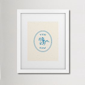 Yee Haw Blue Art