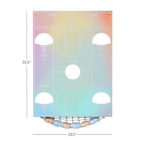 Ombre Basketball Beanbag Toss Game