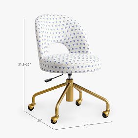 Roller Rabbit Andie Swivel Desk Chair