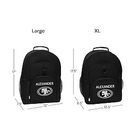 Gear-Up Personalized NFL Team Backpack &amp; Cold Pack Lunch Bundle