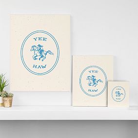 Yee Haw Blue Art