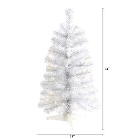 Mini White Christmas Tree (2 Ft.)