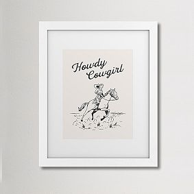 Howdy Cowgirl Art