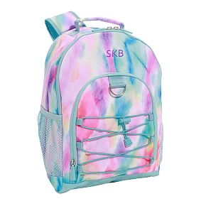 Open Box:  Gear-Up Rainbow Watercolor Recycled Tie-Dye Backpack