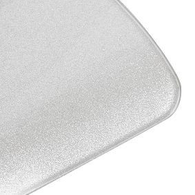 Silver Glitter Acrylic Swivel Desk Chair