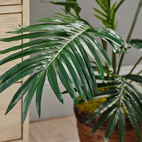 Faux Potted Palm Tree