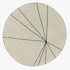 Trace Cotton Washable Round Rug