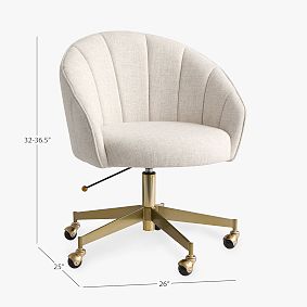 PB Teen Rene Swivel Desk Chair - Thumbnail 3