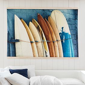 Colorful Sufboard Mural