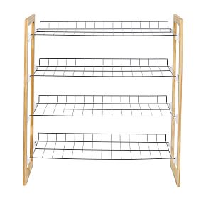 Wood &amp; Metal Storage Shelf