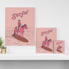 Surfin' Cowboy Art